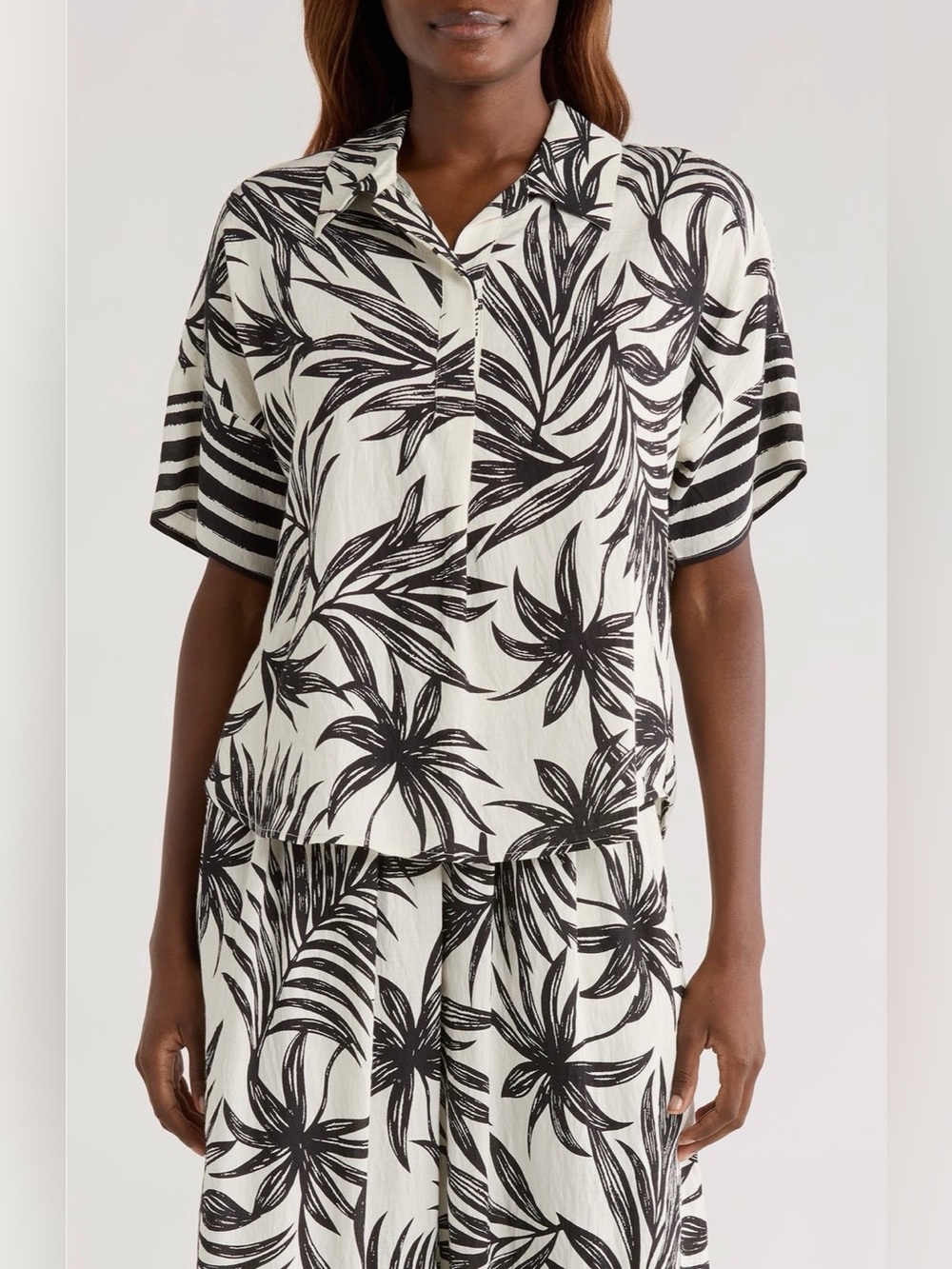 Melloday NWT Tropical Shirt